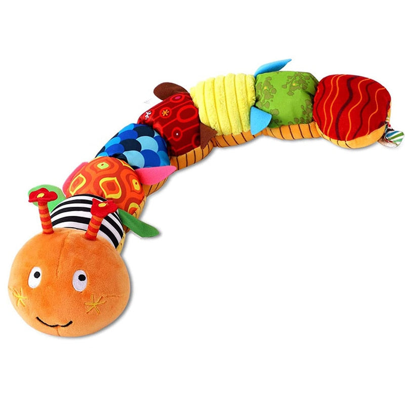 Sensory Delight: Musical Caterpillar Worm Plush Toy for Babies - A Perfect Interactive and Educational Gift!