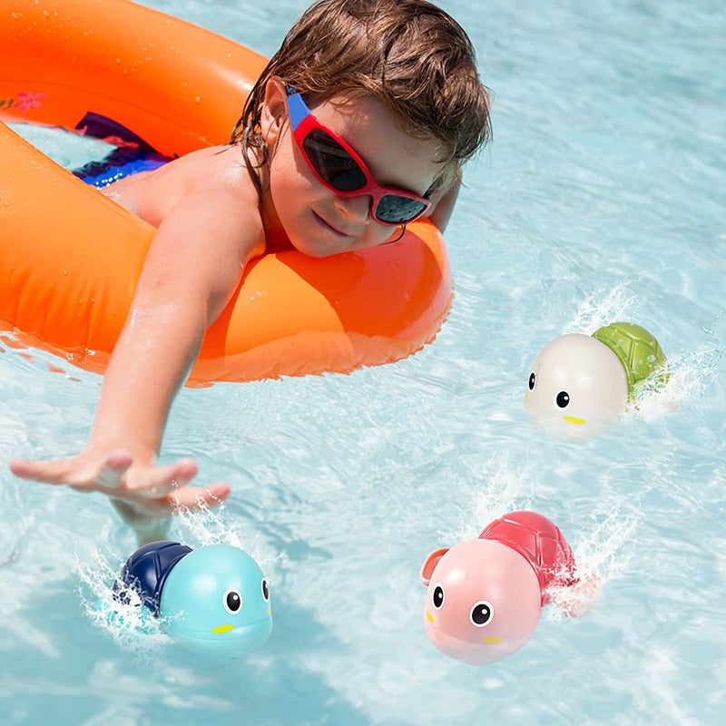 Baby Bath Toys: Swimming Turtle and Whale Fun for Water-Loving Kids!