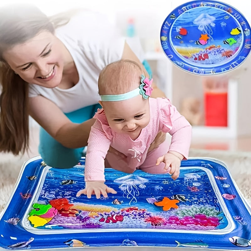 Premium Baby Water Play Mat for Infants and Toddlers - Enhancing Tummy Time Experience