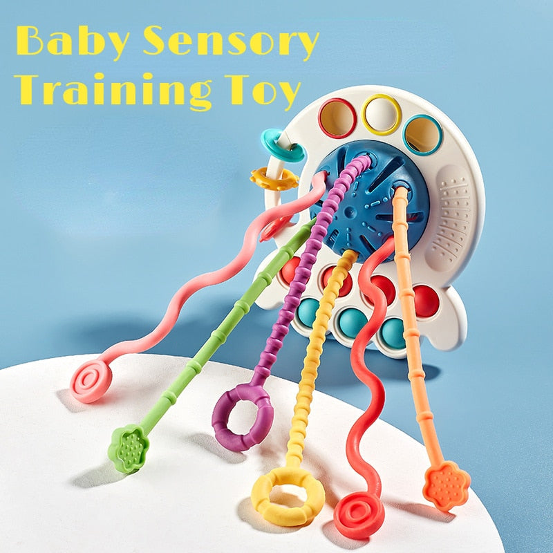 Montessori Pull String Sensory Toys for Baby's Development and Grasp Training (1-3 Years)